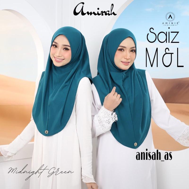 [ ]AMINIE HIJAB AMIRAH SAIZ M/L (BAWAL SARUNG COTTON GEBU) READY STOCK