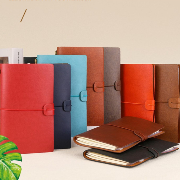 E02 Notepad Notebook A6 Journal book business note book travel hand book & refill & Diary Book