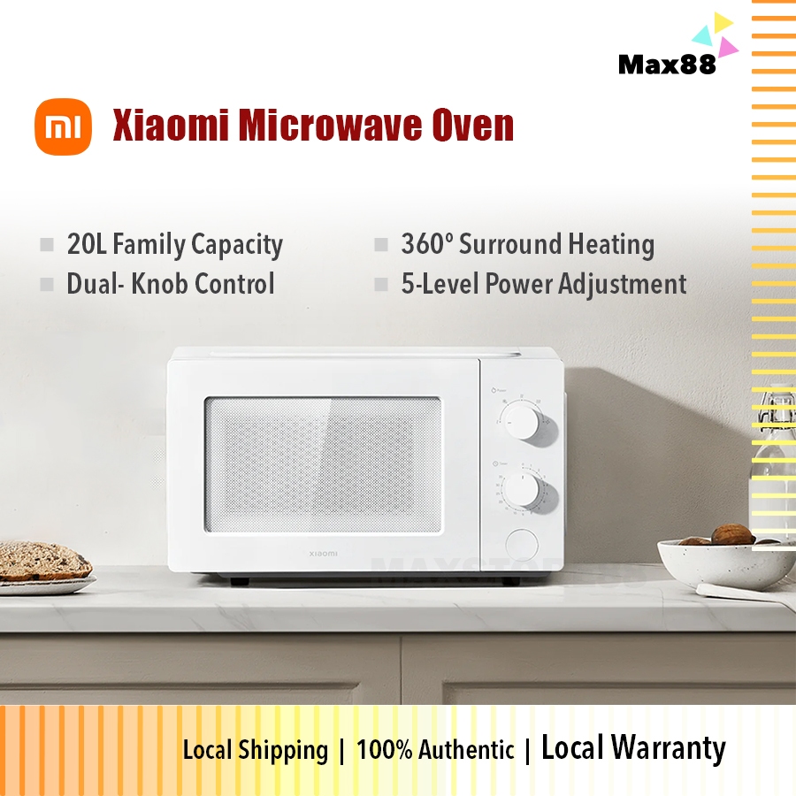 [Global version] Xiaomi Microwave Oven - 20L Capacity | 360° surround heating | 700W quick heating microwave