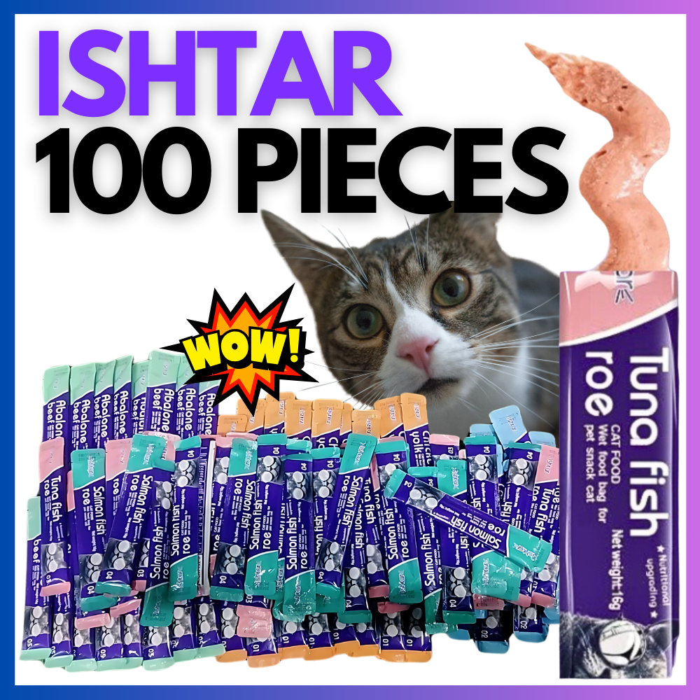 ISHTAR Cat Stick Cat Snacks Makanan Kucing Murah Vitamin Kucing 猫条