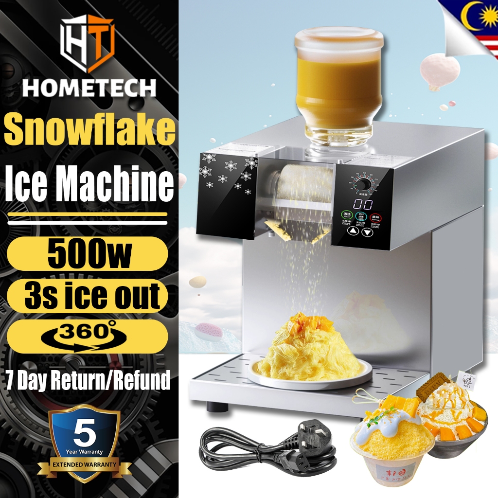 🔥5-year warranty🔥Snowflake ice maker commercial ice crusher dessert ice Snow shaved ice machine ice cream maker雪花制冰机