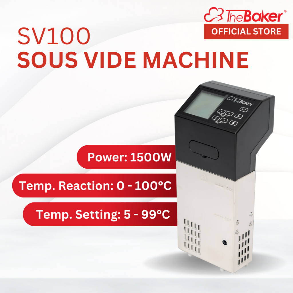 The Baker Premium Sous Vide Cooker SV100 Accurate Temperature Control