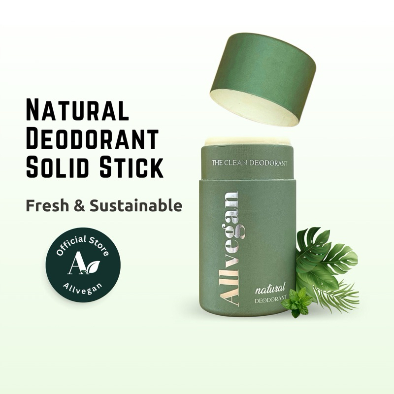 Allvegan 100% Natural Deodorant Stick