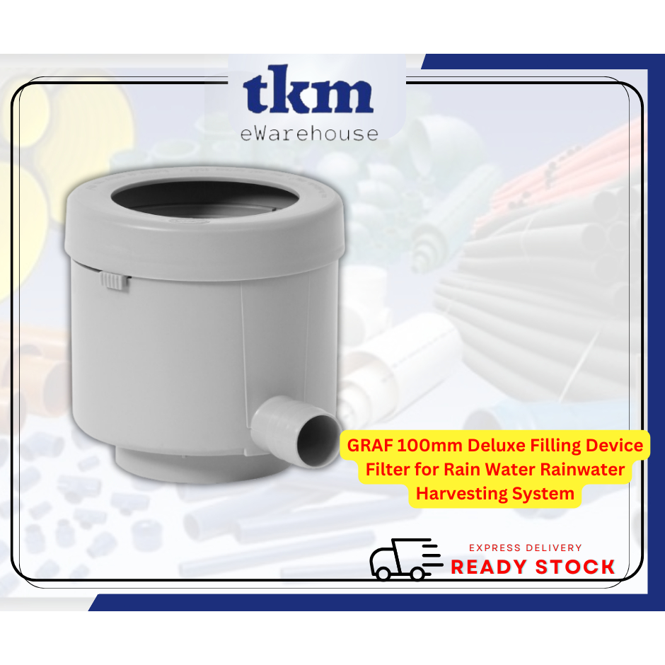 [TKM] FILLING DEVICE DE-LUXE FILTER RAINWATER HARVESTING SYSTEM RAIN WATER DN110MM