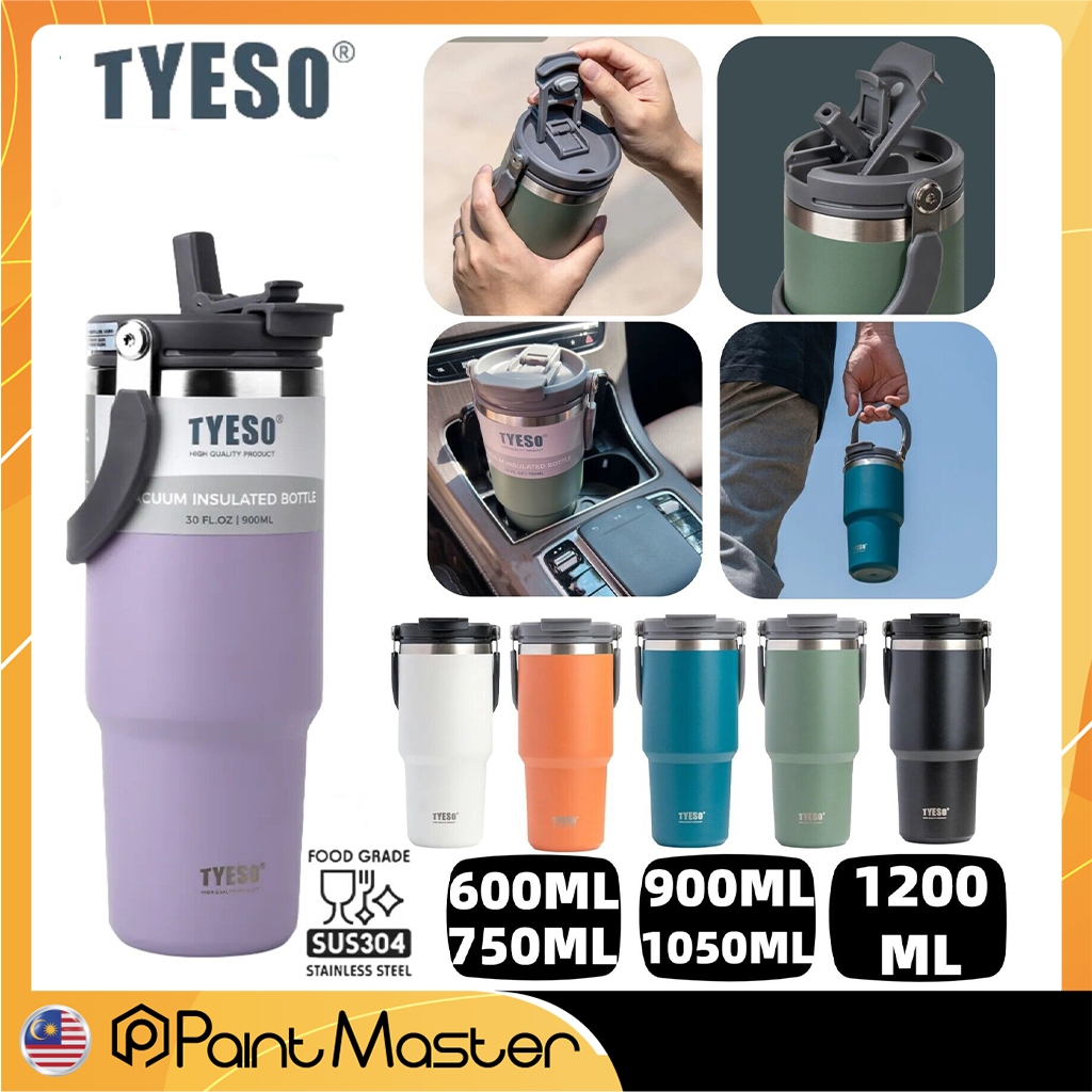【COD】Original Tyeso Vacuum Insulated Tumbler Hot And Cold Thermoflask Stainless Steel Water Bottle