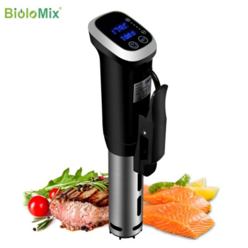 BioloMix Upgraded 2.5nd Generation PX7 Waterproof Sous Vide Immersion Circulator Vacuum Slow Cooker