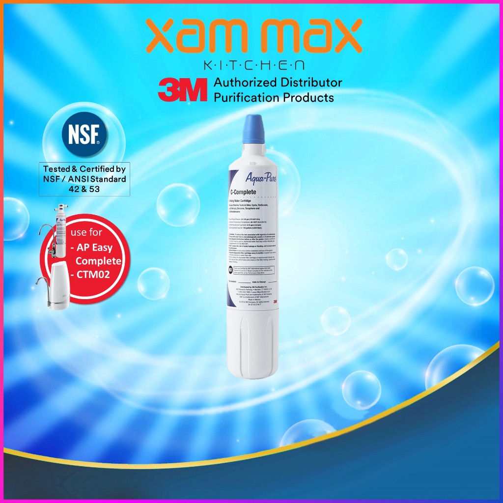 3M™ Water Filter Replacement Cartridge C-Complete for AP Easy Complete and CTM-02 Indoor Water Filter / CTM02 / 3M