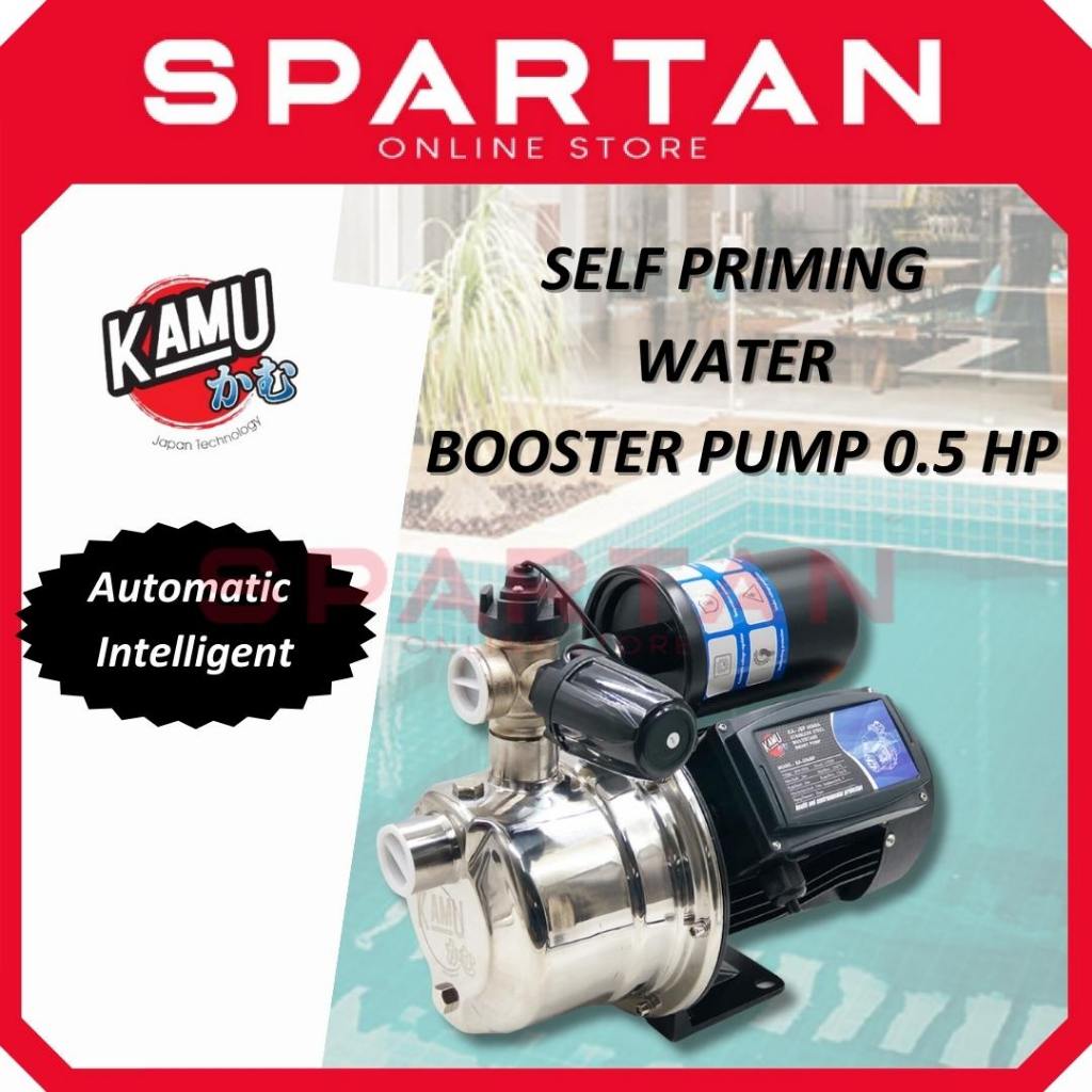 (Japan) KAMU KA-370 JSP Automatic Intelligent Self Priming Water Booster Pump | 0.5hp | Weatherproof Auto Pump