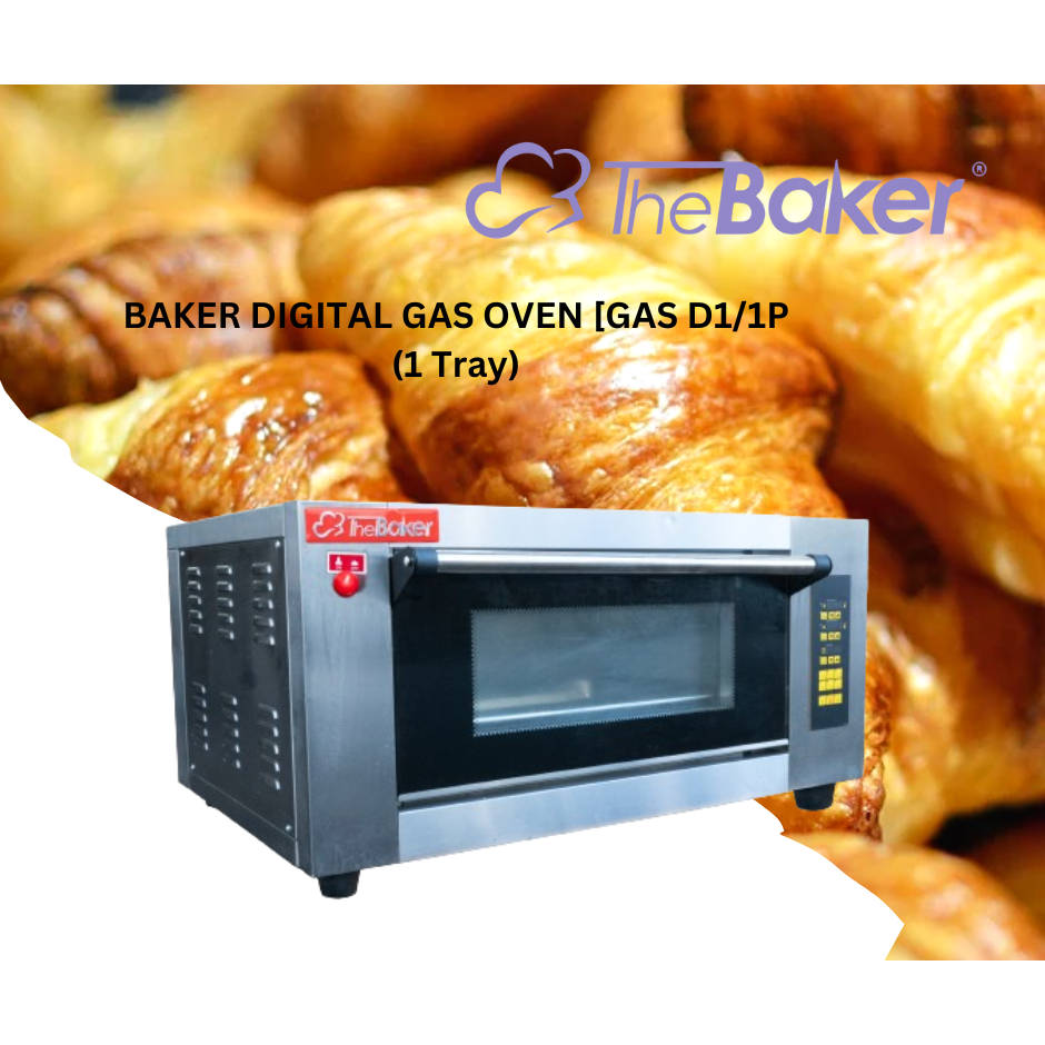 [ THE BAKER ] Commercial Gas Oven 1 Deck 1 Tray 20-400℃