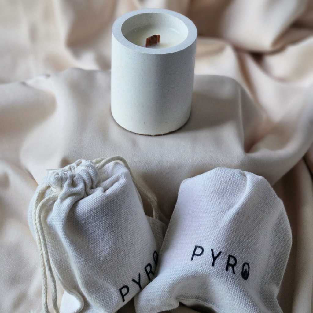 'Paradise' | 50G | Handcrafted Concrete Vessel Scented Candle | Palm Wax | PYRO |