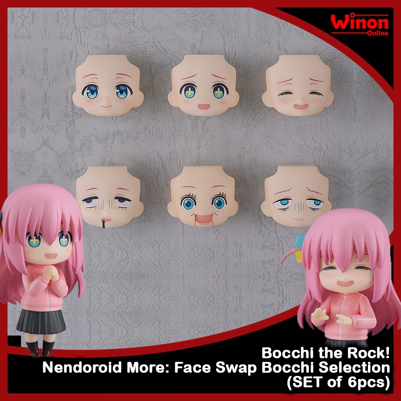 [Ready Stock] Nendoroid More: Face Swap Bocchi Selection (SET of 6pcs) Bocchi the Rock!