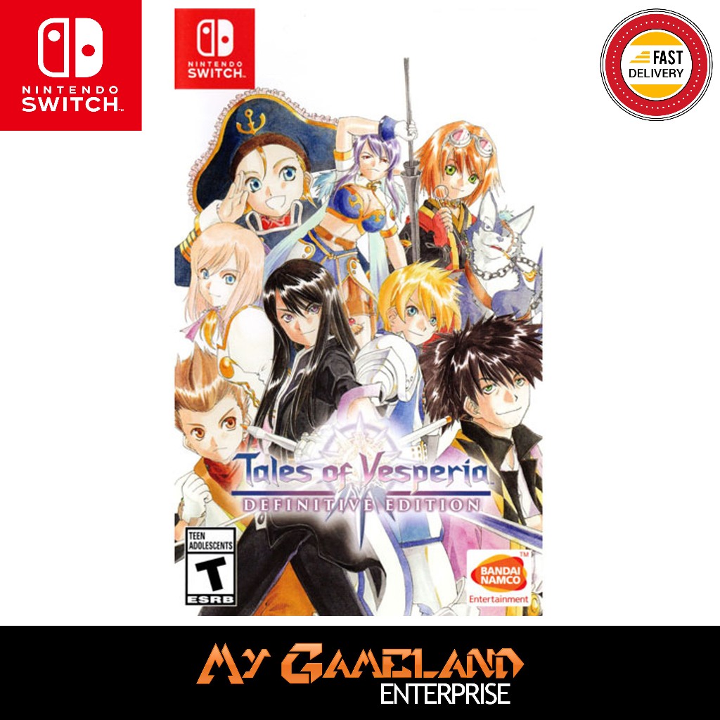 Nintendo Switch Tales Of Vesperia Remastered (English/Chinese)(BRAND NEW)