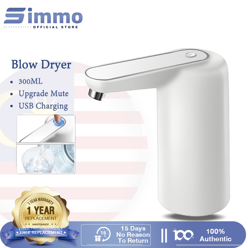 SIMMO Water Dispenser Pump Electric spritzer  Portable spritzer USB Charging Quickly Household Office Size Filter Tool