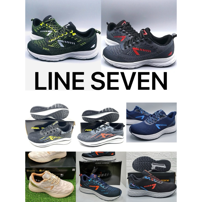 Ready Stock 100%Original LlNE SEVEN (Clear Stock)Jogging Shoes Soft Comfortable Casual