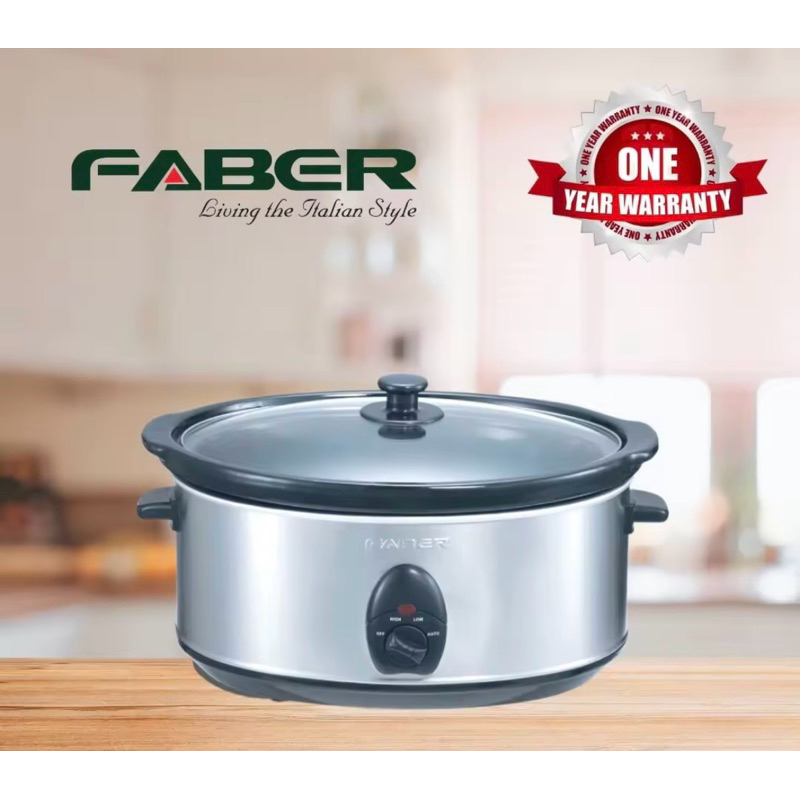 FABER Slow Cooker (6.5L) FSC 650 SS