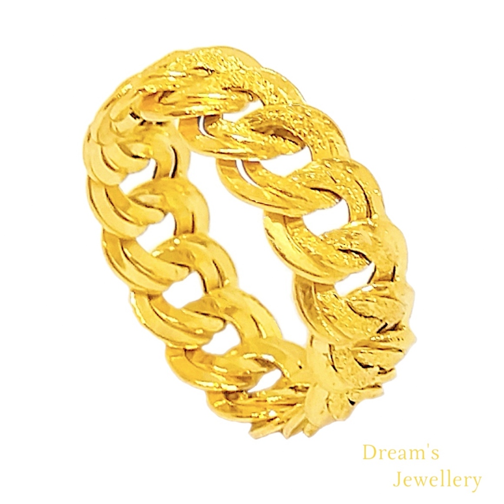 Cincin Coco King Pasir Bajet Murah Emas 916 / Coco King Ring 916 Original Gold Dreams Jewellery