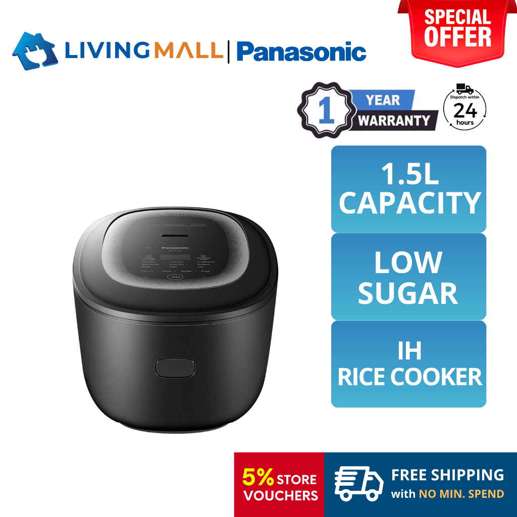 [𝐅𝐑𝐄𝐄 𝐃𝐄𝐋𝐈𝐕𝐄𝐑𝐘] PANASONIC SR-HL151 (1.5L) LOW SUGAR INDUCTION HEATER (IH) RICE COOKER SR-HL151KSK Periuk Nasi 电饭锅