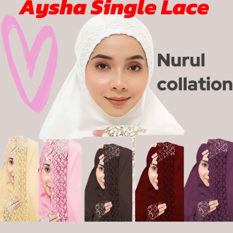 TELEKUNG LACE AISYAH  VISCOSE VER 3.0 NEW ARRIVAL