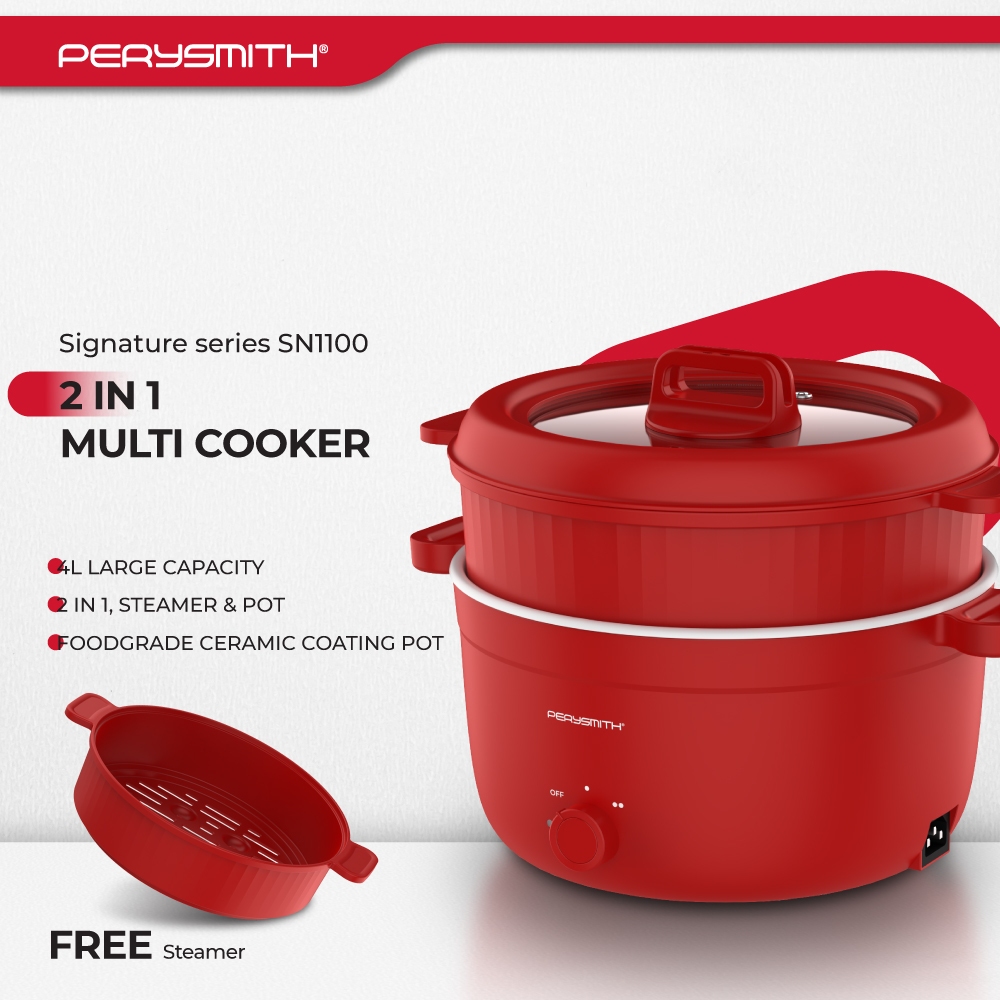 PerySmith 2 In 1 Multi Cooker Signature Series (2L) SN1100