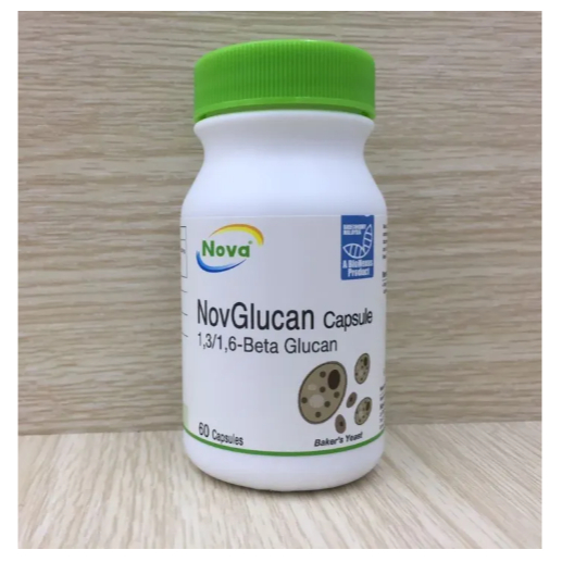 [TY PHARMACY] NovGlucan Capsule 60's (1,3/1,6-Beta Glucan) Boost and strengthen immune system, yeast beta glucan