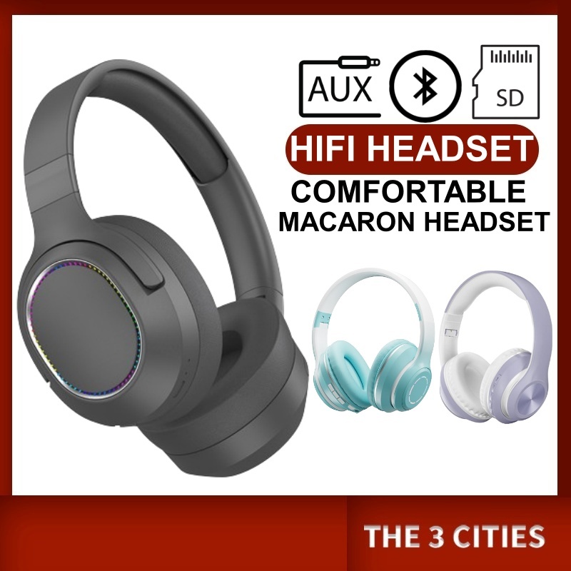 ST99/JST-37/STN-39 Headphone Color Sports Bluetooth Headset Model Macaron Head-Mounted Wireless Bluetooth Headset