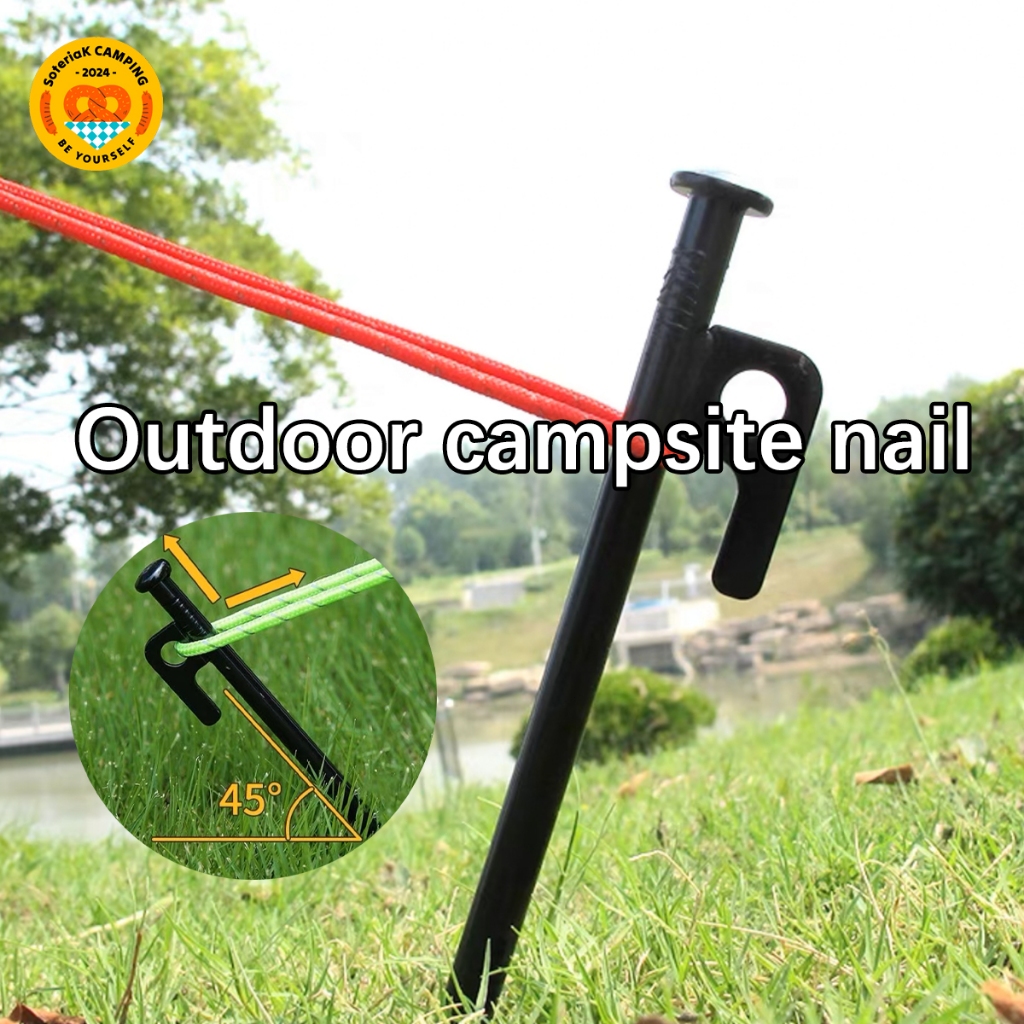 Outdoor camping stakes, 20/30/40cm, ensure tent and shade structures are secure, robust anchoring