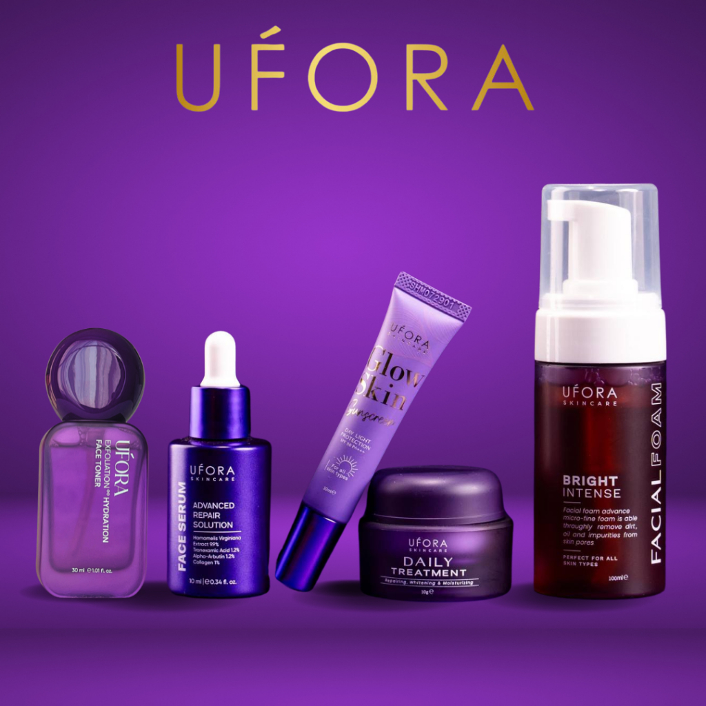 Ufora Skincare - Facial Foam / Face Toner / Face Serum / Sunscreen SPF 50++ / Night Treatment