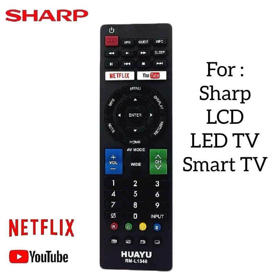 Sharp LCD/LED Smart TV Remote Control RM-L1346