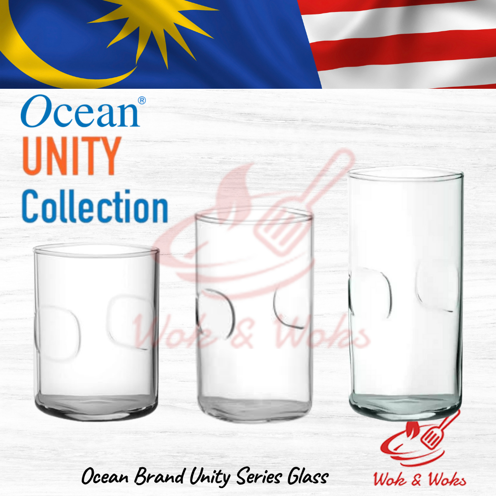 Ocean Brand Unity Series Glass Cup / Cawan Kaca Siri Unity Jenama Ocean