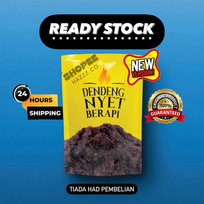 Dendeng Nyet Berapi By Khairul Aming (Ready Stock) Terpaling Viral 2025