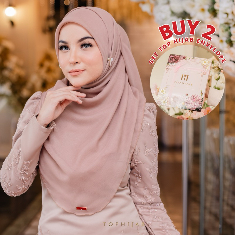 [TOP HIJAB] BAWAL COTTON CURVE BIDANG 48