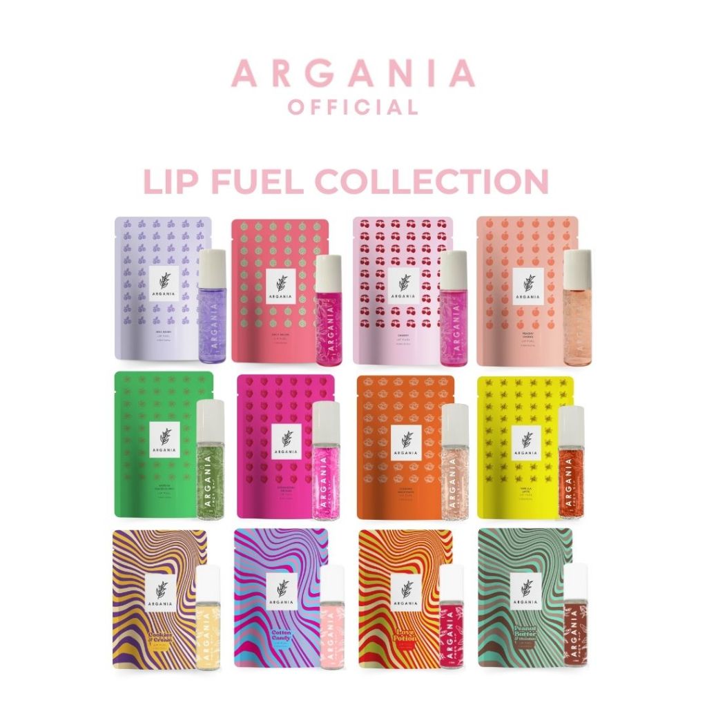 Argania Lip Fuel Lip Oil Lip Serum Lip Treatment with Jojoba Oil and Vegan Natural Ingredients