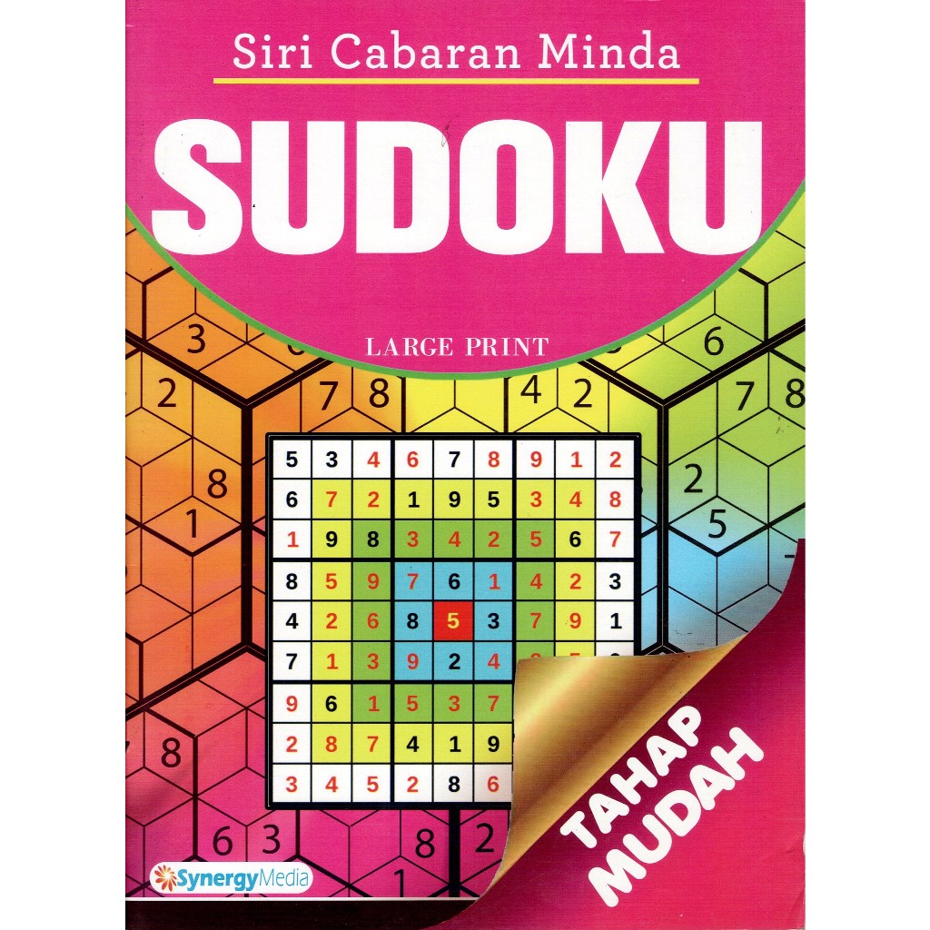 SIRI CABARAN MINDA SUDOKU LARGE PRINT TAHAP MUDAH