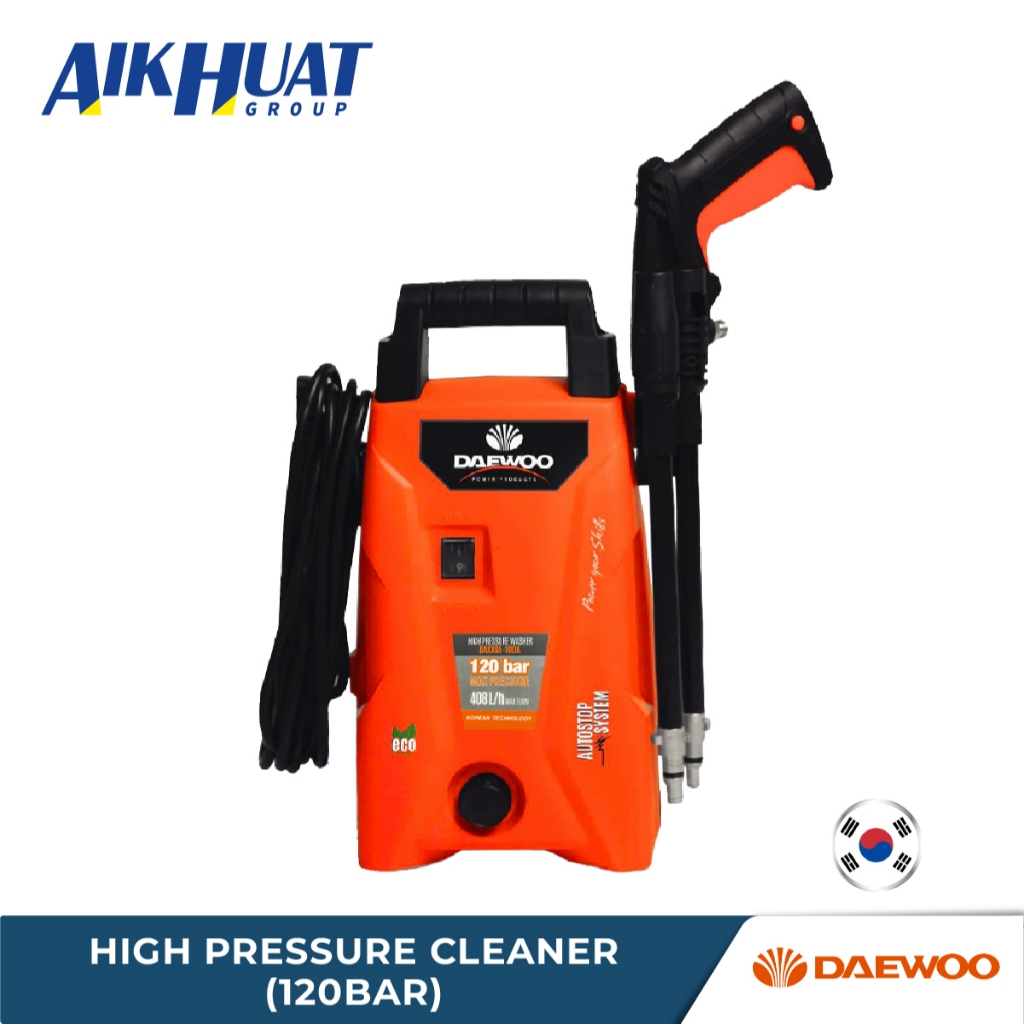 Daewoo High Pressure Washer (1500w/ 120bar) DAXX65-100 Water Jet Sprayer Mesin Cuci Kereta Car Washer Sprayer