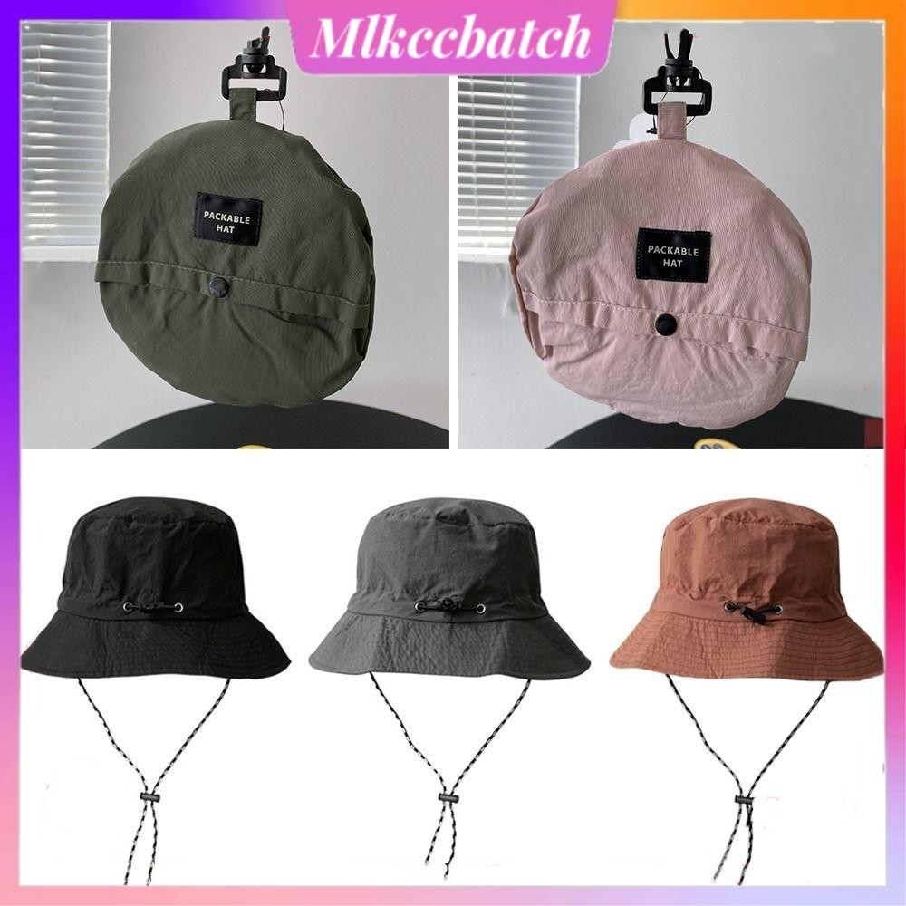 Bucket Hat Camping Hiking Mountaineering Waterproof Sun Protection Quick-drying Sun Hat Fisherman Hat Topi Nelayan 渔夫帽