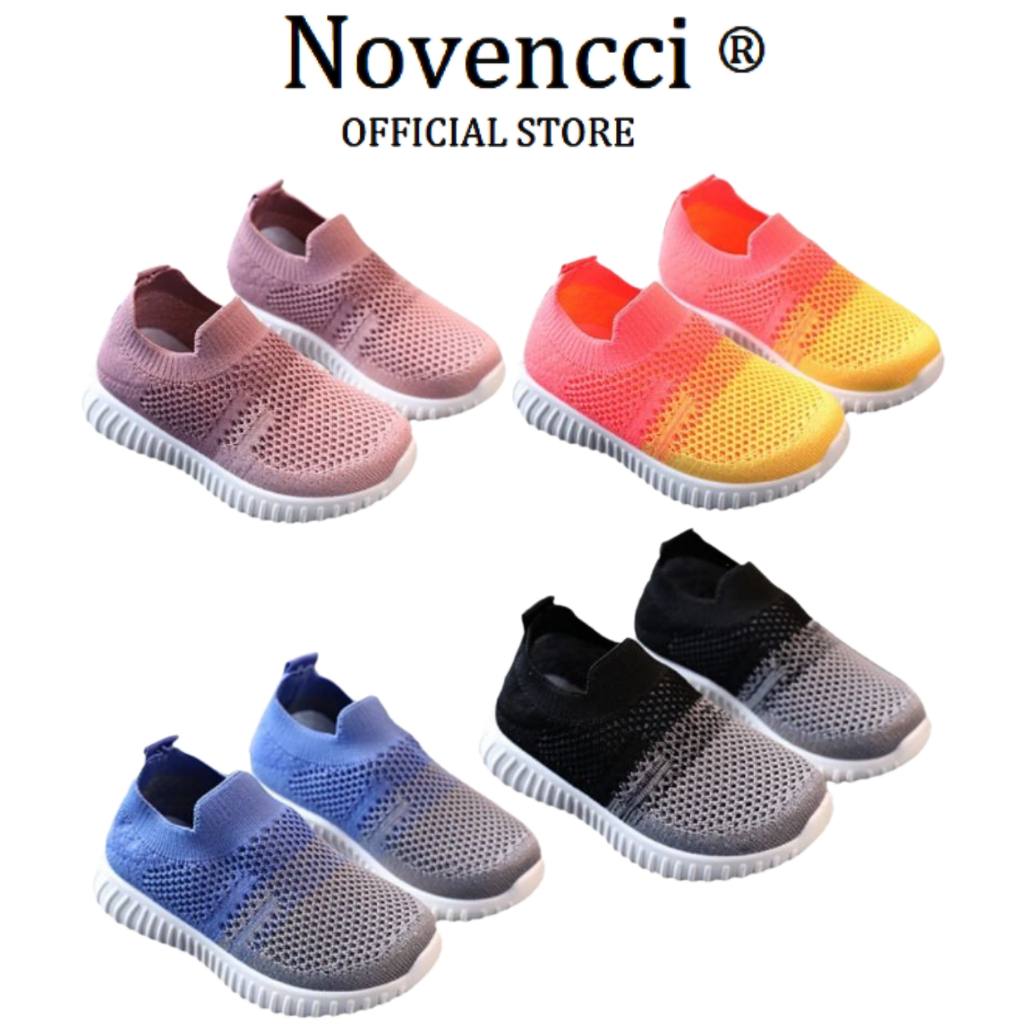 READY STOCK NOVENCCI Kids Sport Shoes Kasut Budak Sukan Kasut Lelaki Perempuan