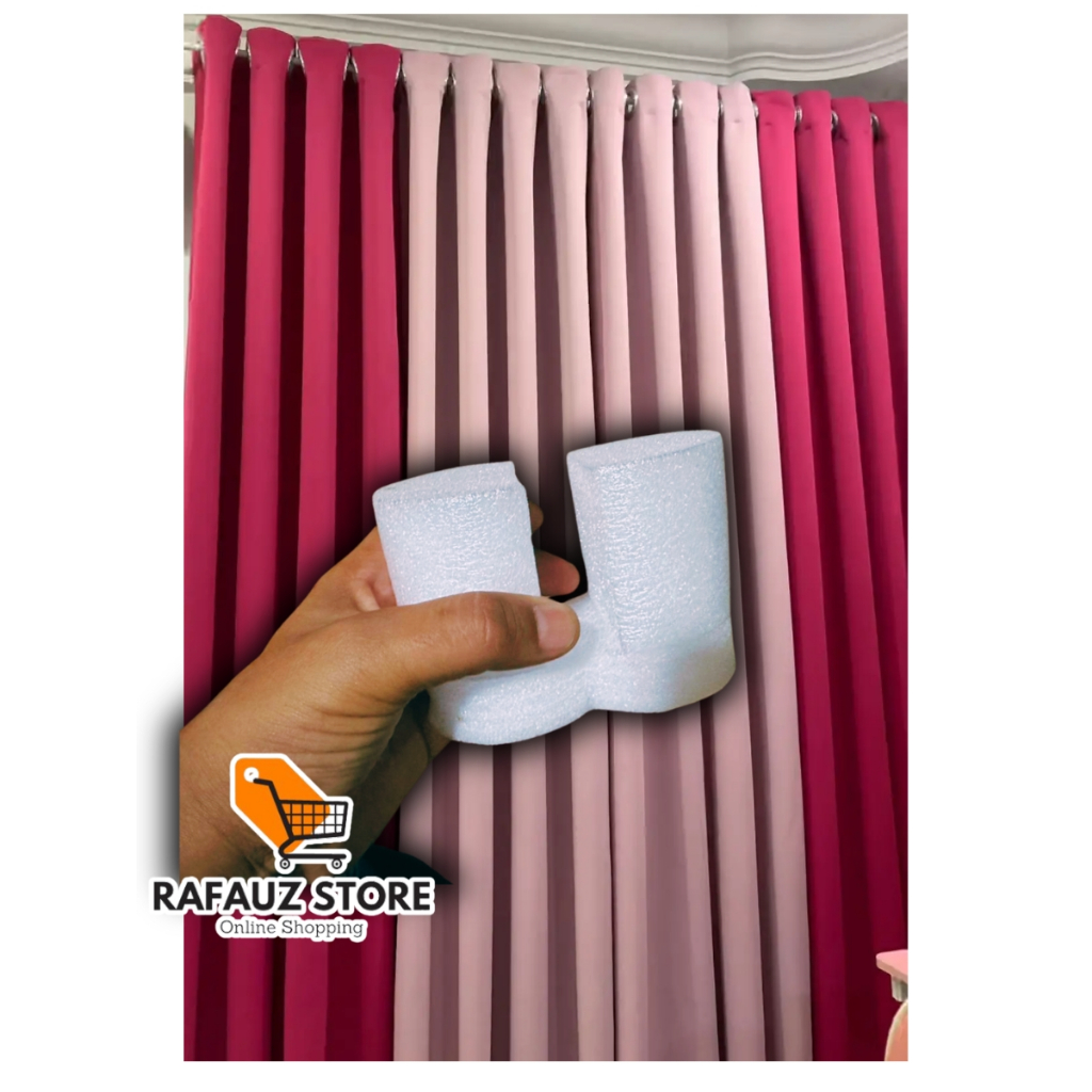 Span Langsir Bagi Nampak Lawa,Tegap,Teratur,Kemas / Curtain Sponge Langsir Eyelet Ring