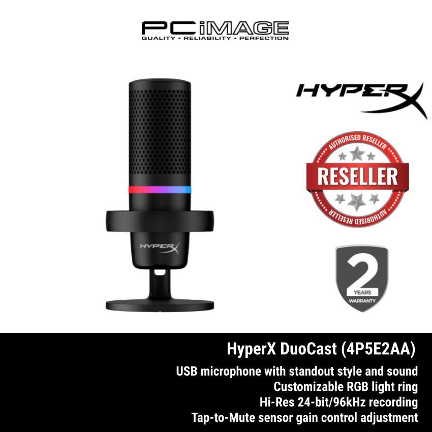 HyperX DuoCast USB Microphone for Live - Black 4P5E2AA