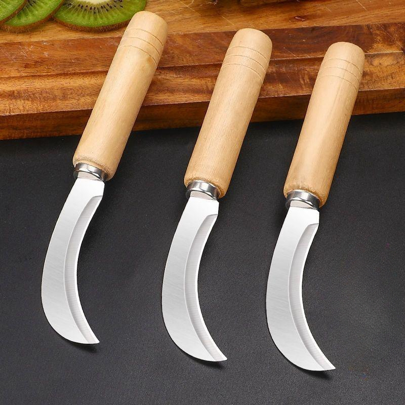 ready stock Barang spot Pineapple Knife Banana Knife Stainless Steel Pisau Buah Buahan Pisau durian