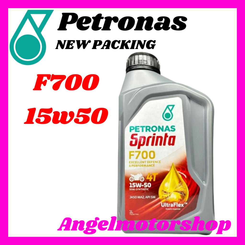 Petronas Sprinta 4T F700 15W50 Semi Synthetic Engine Oil MINYAK HITAM 4T OIL ORIGINAL100% (New packing) BIG SALE 10.10
