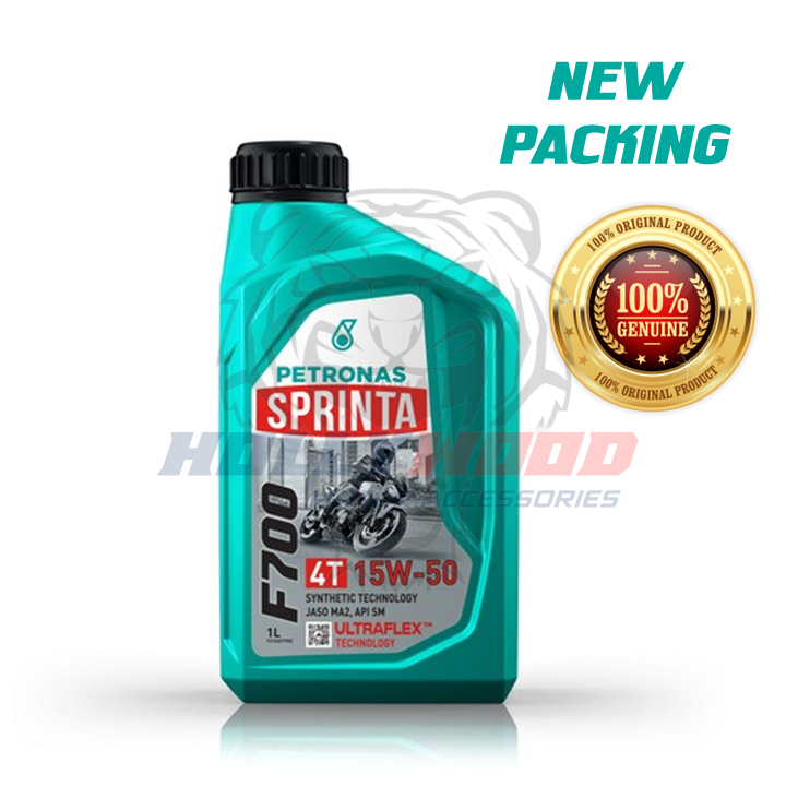 PETRONAS F700 4T 15W50 SEMI SYNTHETIC JAMINAN 100% ORIGINAL