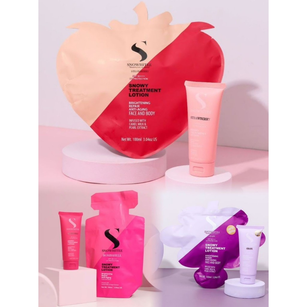 [RECOMMEDED] SNOWY TREATMENT LOTION [LOTION SUSU UNTA KHAS UNTUK ECZEMA | SENSITIVE | RUAM | SEGALA MASALAH KULIT ]