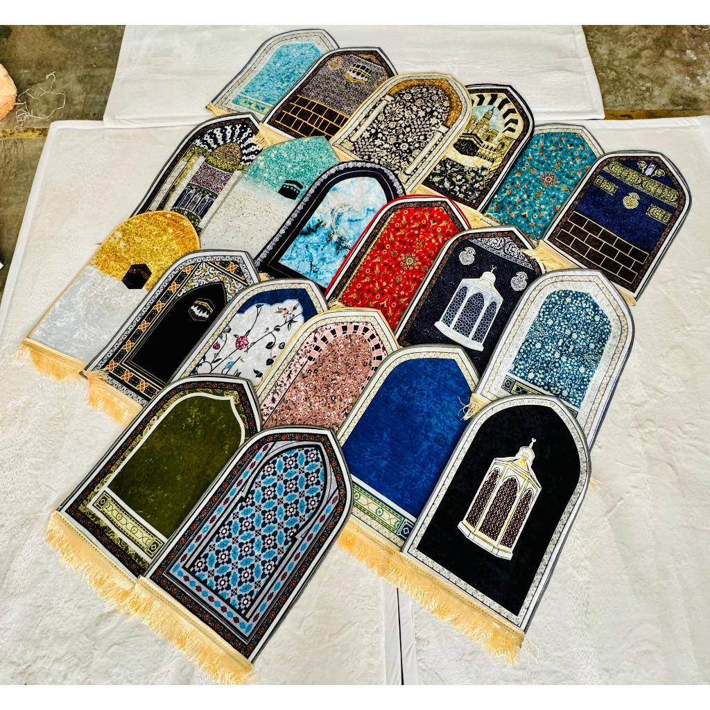 Sejadah Mini Kubah Muka Panjang / Shining /Sejadah Mini Muka Panjang/Sejadah Travel/Sejadah Viral