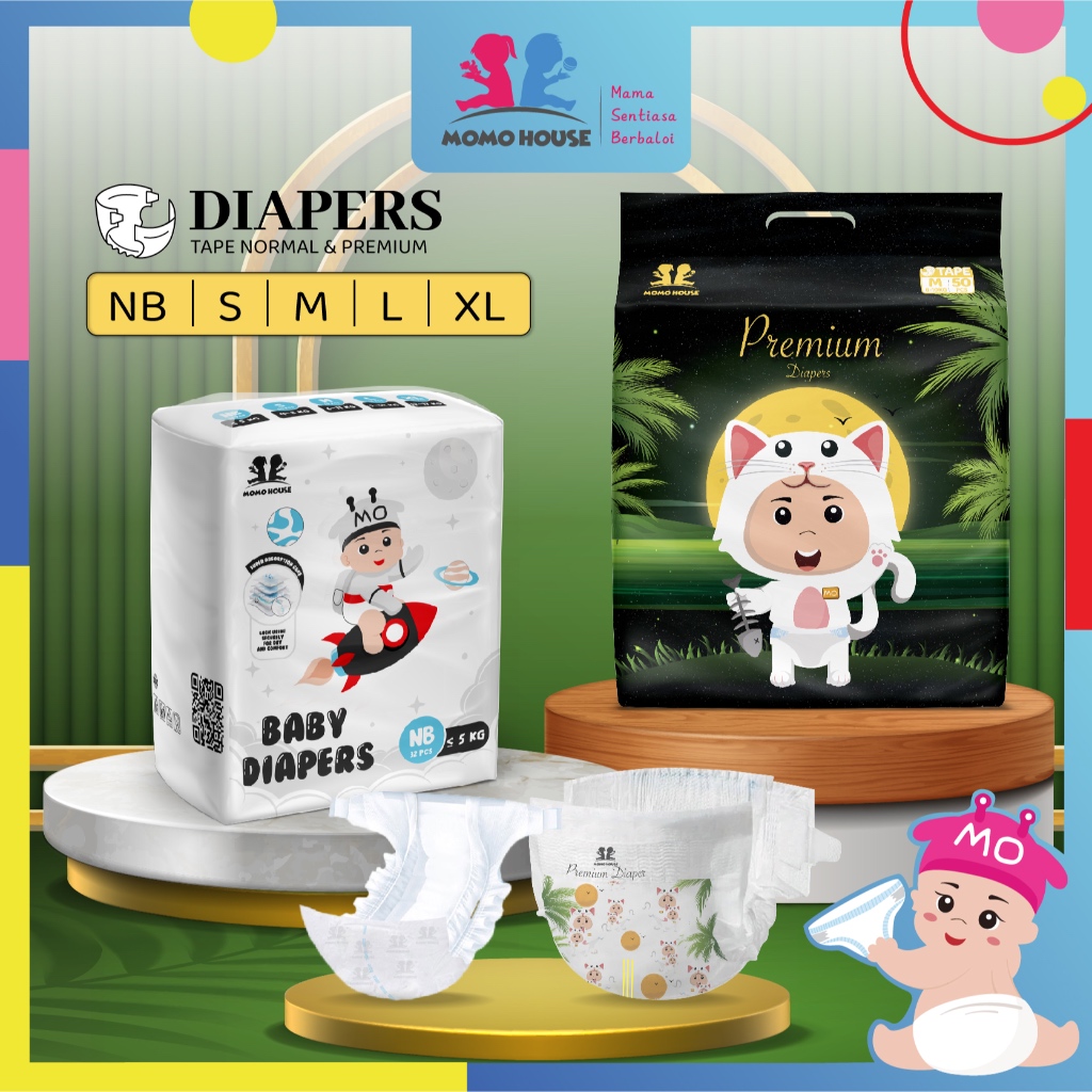 Baby Diaper Tape Newborn Baby Diapers Lampin Kanak-Kanak