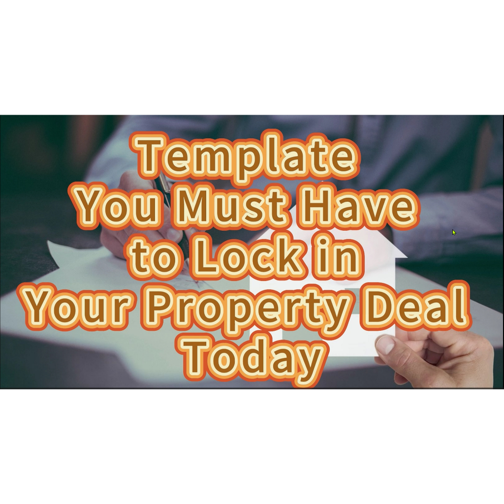 [Legal Agreement Template] Option to Purchase Property (OTP) Template 购房选择权