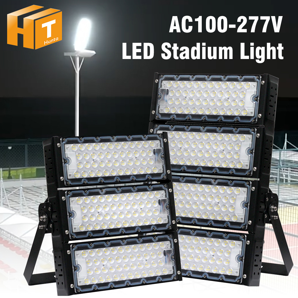 LED Flood Light High Power 100W 200W 300W 400W SMD3030 Outdoor Spotlight IP66 Waterproof Stadium Tunnel Garden Lamp