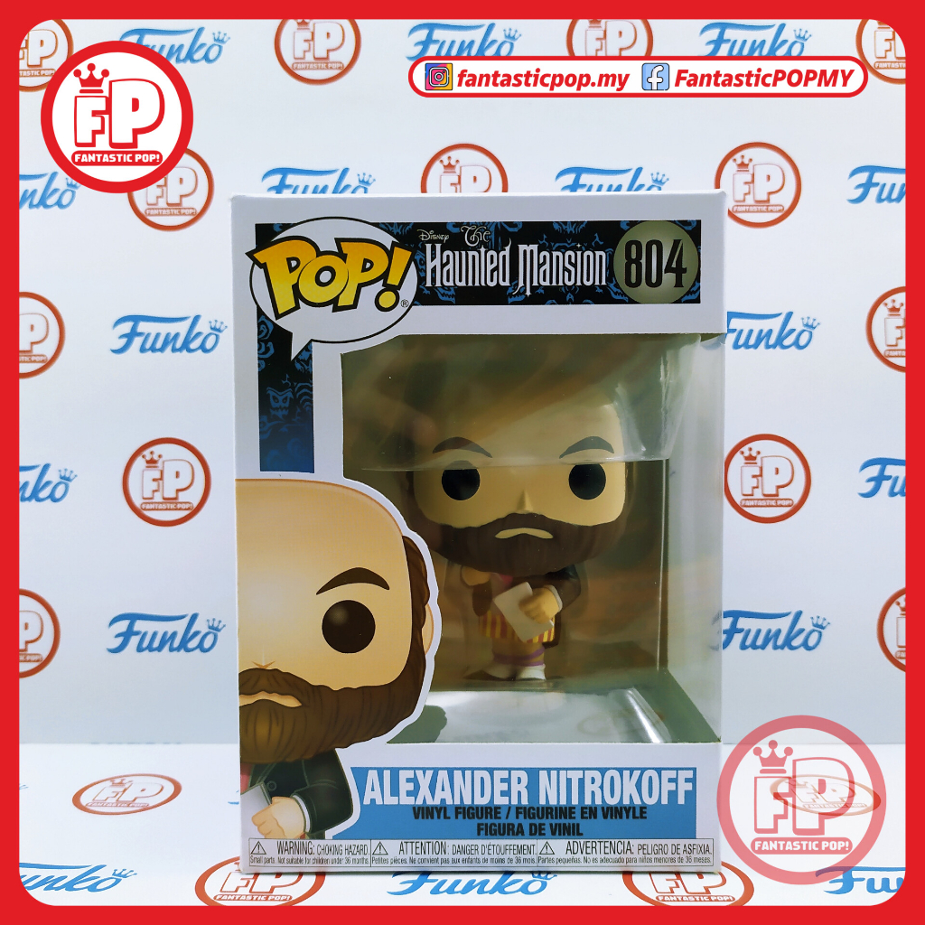 [IN STOCK] [RM35 FUNKO POP!] [NOT MINT BOX] Movies - The Haunted Mansion - Alexander Nitrokoff (804)