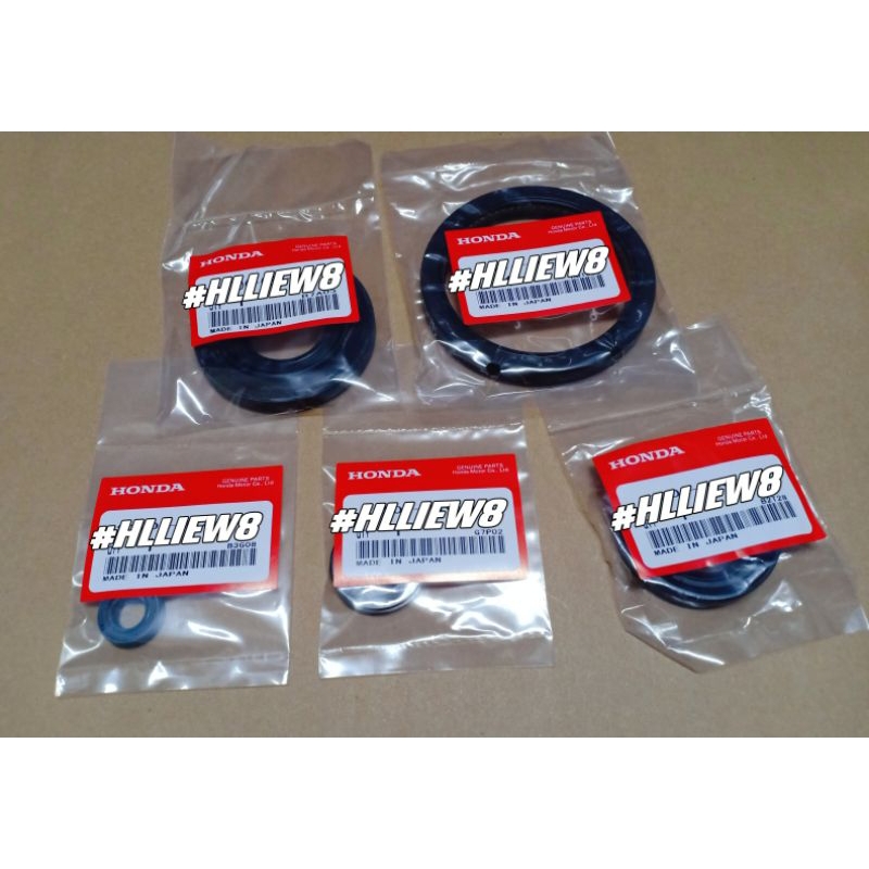 [ hlliew8 ] Honda Civic '1996 EK EK3 D15B S03 S04 CVT ( HMM ) Transmission Gearbox Oil Seal Set ( 5 Pieces )