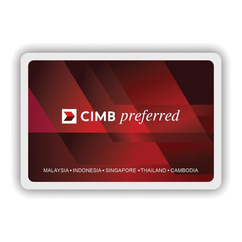 CIMB Preferred Car Sticker