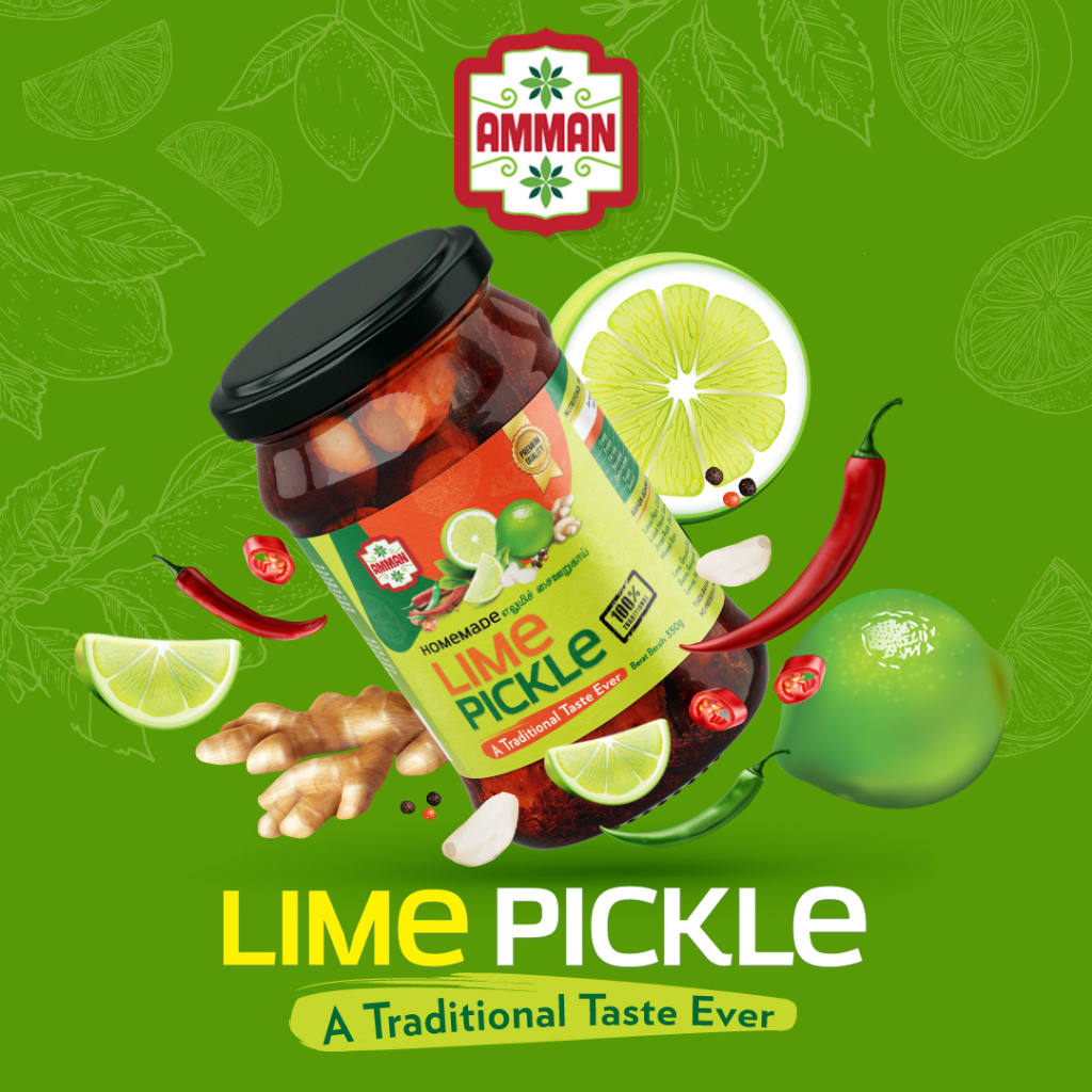 Homemade Lime Pickle | Acar Limau | Amman Urkaai (350g)